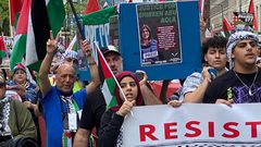 الآلاف يتظاهرون في مدن أميركية إحياء لذكرى النكبة