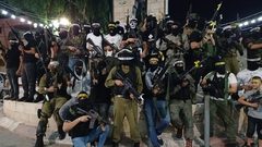 مهرجان تأبيني للشهيدين زكارنة والسعدي في جنين