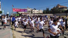 "شؤون اللاجئين" تنظم مارثون سباق طريق أحياء ذكرى النكبة 74"