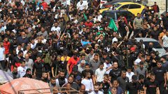 تشييع جثمان الشهيد أمجد الفايد في مخيم جنين