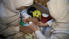 انتهاء الجولة الأولى من حملة التطعيم ضد شلل الأطفال في القدس وبيت لحم