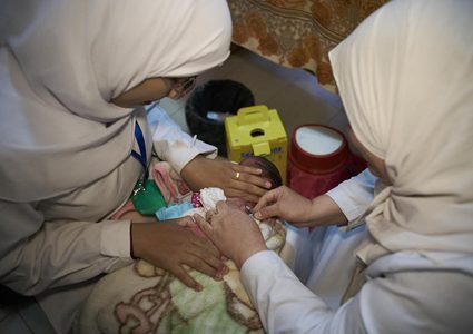 انتهاء الجولة الأولى من حملة التطعيم ضد شلل الأطفال في القدس وبيت لحم