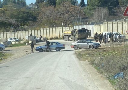 مستوطنون يطلقون النار صوب المزارعين في قرية شوفة بطولكرم