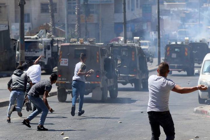 إصابات بالرصاص والاختناق خلال مواجهات في بورين وحوارة