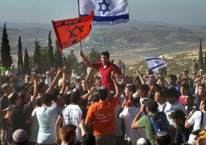 مسيرة استفزازية للمستوطنين جنوب نابلس