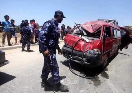 غزة: 7 إصابات في 14 حادث سير خلال الـ24 ساعة الماضية