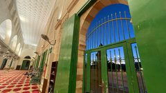 أجواء الصباح في المسجد الأقصى