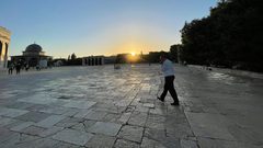 أجواء الصباح في المسجد الأقصى