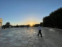 أجواء الصباح في المسجد الأقصى