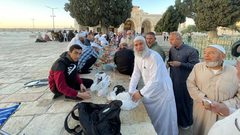 أجواء الصباح في المسجد الأقصى