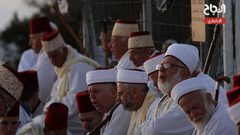 السامريون الفلسطينيون يحجون إلى قمة "جرزيم" في نابلس احتفالاً بعيد "الحصاد"