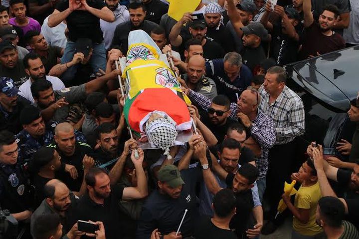 تأبين الشهيد أحمد عويدات في أريحا