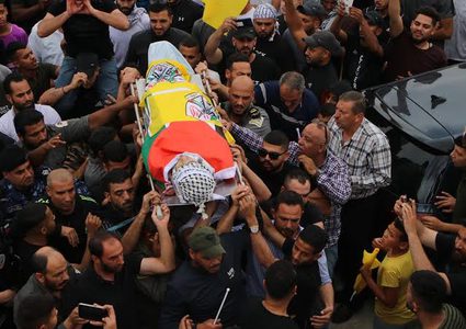 تأبين الشهيد أحمد عويدات في أريحا