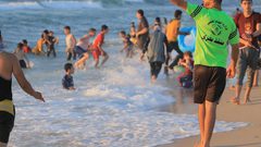 تخصيص نقطة إسعاف على شاطئ بحر رفح على مدار موسم الصيف