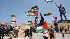 مشاهد من قمع مسيرة على حاجز تياسير قرب طوباس منددة بالاستيطان