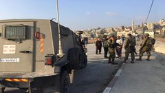 نابلس: إصابة شاب برصاص الاحتلال واعتقال آخر