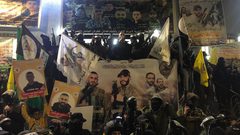 مهرجان تأبيني للشهداء العموري وعليوي وعيسة في مخيم جنين