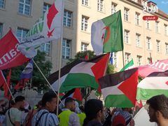 مظاهرة في العاصمة الألمانية برلين بالذكرى الـ 55 للنكسة الفلسطينية