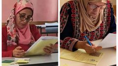 السيدتان أحلام وشريفة.. تحققان أحلامهما بالتوجيهي لنيل شرف العلم