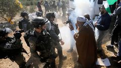 إصابات بالرصاص المطاطي جراء قمع الاحتلال أهالي قرية بورين