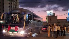 انطلاق اول فوج من حجاج قطاع غزة الى السعودية لاداء مناسك الحج بعد انقطاع لعامين بسبب كورونا