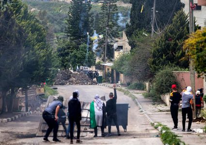 إصابات خلال مواجهات مع الاحتلال جنوب جنين