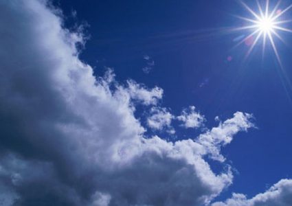 الطقس : أجواء غائمة جزئيا وصافية