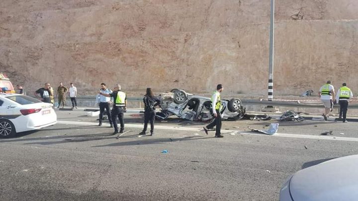 مصرع شابين في حادث سير ذاتي بأريحا