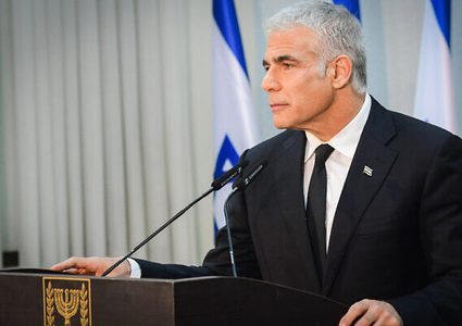 لابيد رئيس الورزاء الجديد في دولة الاحتلال