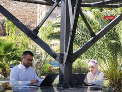 افتتاح الشجرة الشمسية"Solar Tree" لتزويد الطلبة بالكهرباء من الطاقة الشمسية