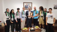 وفد بلجيكي يطلع على واقع الرياضة في فلسطين