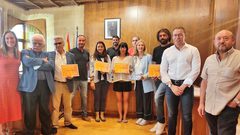 الفنان شومان يشارك في التجمع الدولي الأول لفن النحت في اسبانيا