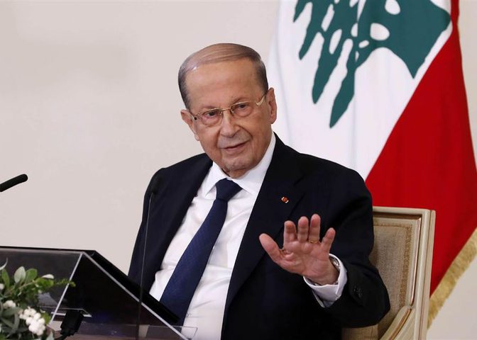 عون: ترسيم الحدود مع إسرائيل سينتهي قريباً