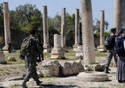 قوات الاحتلال تقتحم المنطقة الأثرية في سبسطية