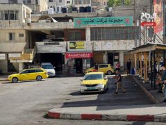 إضراب النقل العام في نابلس احتجاجا على رفع أسعار الوقود وعدم تلبية وزارة النقل والمواصلات لمطالبهم