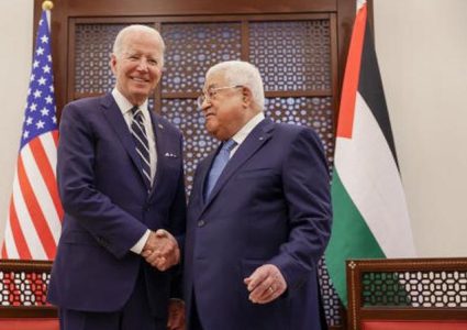 تفاصيل المؤتمر المشترك بين الرئيس الفلسطيني ونظيره الأمريكي