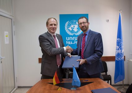 اتفاقية بين الأمم المتحدة وكورية لدعم تجديد مركزين لإعادة التأهيل في الضفة