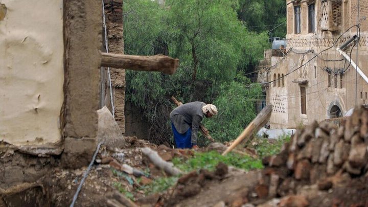 وفاة 10 أشخاص بينهم 4 أطفال في اليمن جراء سيول