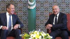 أبو الغيط يبحث مع لافروف تطورات القضية الفلسطينية