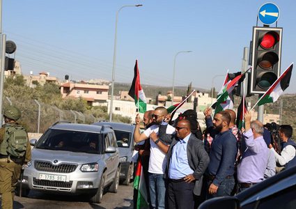 إصابات خلال قمع الاحتلال فعالية ضد الاستيطان في حارس غرب سلفيت