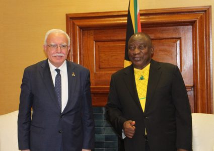 المالكي يسلم رسالة من الرئيس إلى نظيره الجنوب افريقي