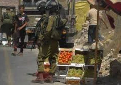 الاحتلال يستولي على خضار من بسطات البيع في الأغوار الشمالية