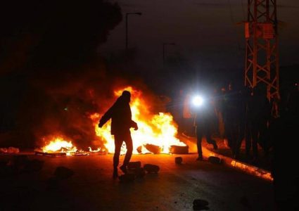 إصابات بالاختناق خلال مواجهات مع الاحتلال شمال بيت لحم