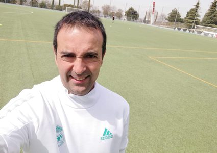 وصول المدرب بنادي ريال مدريد ديفيد هيرنانديز إلى غزة