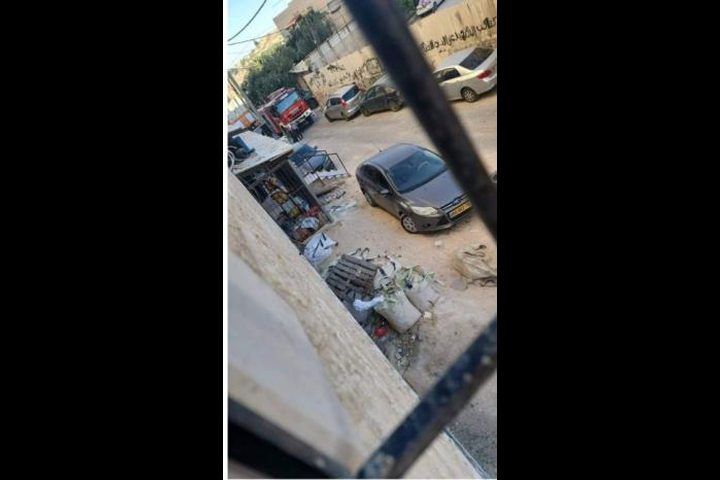 اندلاع حريق بمنزل في مخيم شعفاط