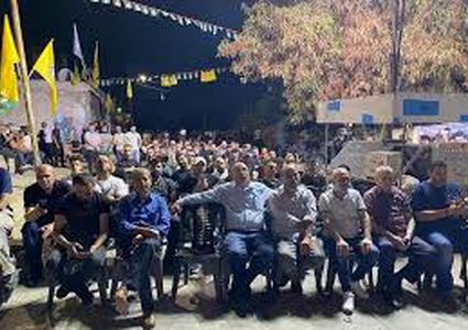 جنين: مهرجان تأبيني للشهداء أبو سرور وصلاح ولحلوح