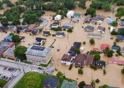 ارتفاع عدد ضحايا الفيضانات في ولاية كنتاكي الأميركية