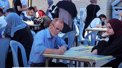 من أجواء قبول وتسجيل وإرشاد الطلبة الجدد في جامعة النجاح الوطنية