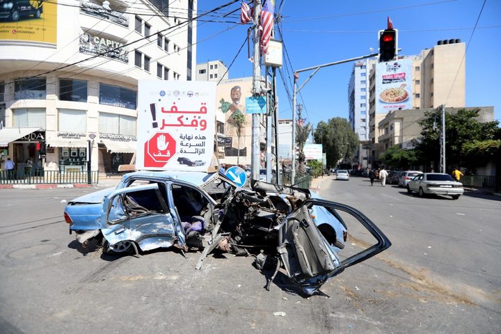 غزة: 3 إصابات في 7 حـوادث سير خلال الـ24 ساعة الماضية