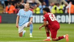 إلغاء الجثو على ركبة واحدة قبل كل مباراة في إنجلترا